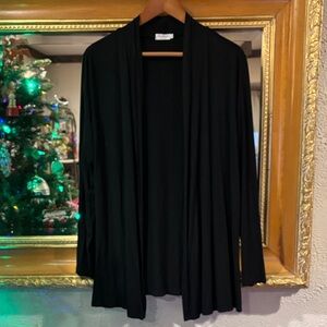 Newchoice Black Open Front Cardigan - Size L